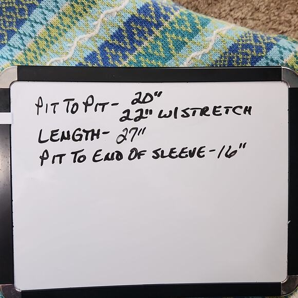 C. J. Banks Womens Multi-Colored Sweater Size XL Hand Embroidered Coastal - Picture 9 of 9